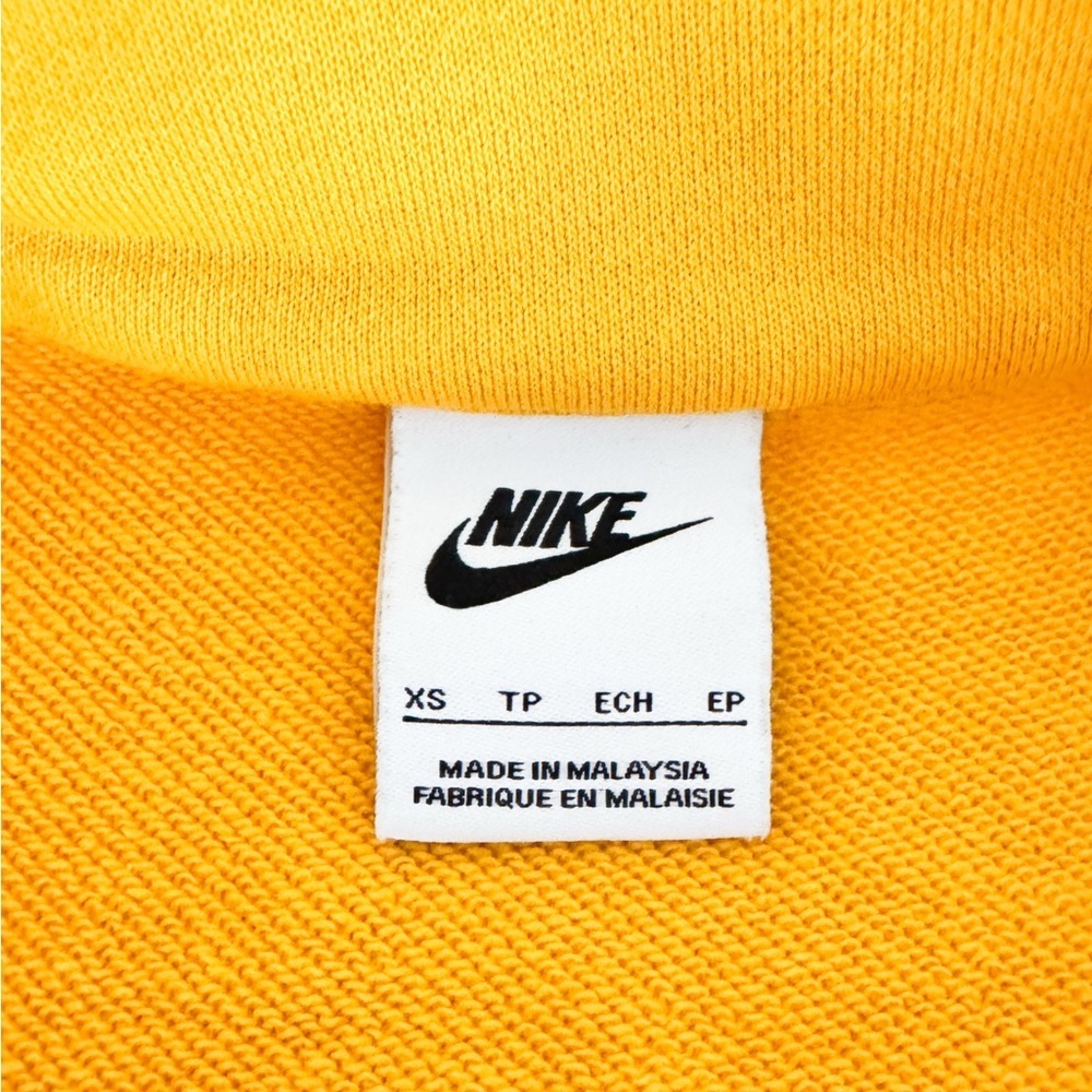 Girls Nike Yellow Half-Zip Sweatshirt size XS quarter zip - Picture 4 of 9